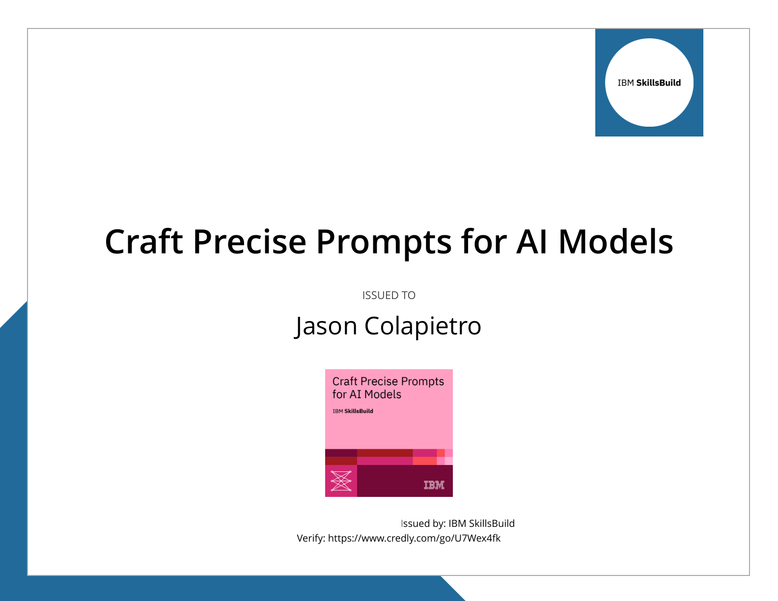 Craft Precise Prompts for AI Models — IBM SkillsBuild