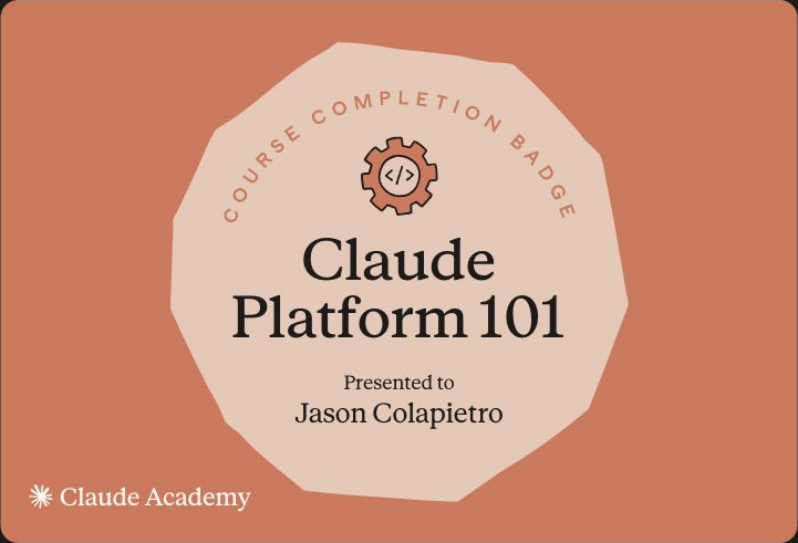 Claude Platform 101 — Claude Academy / Anthropic