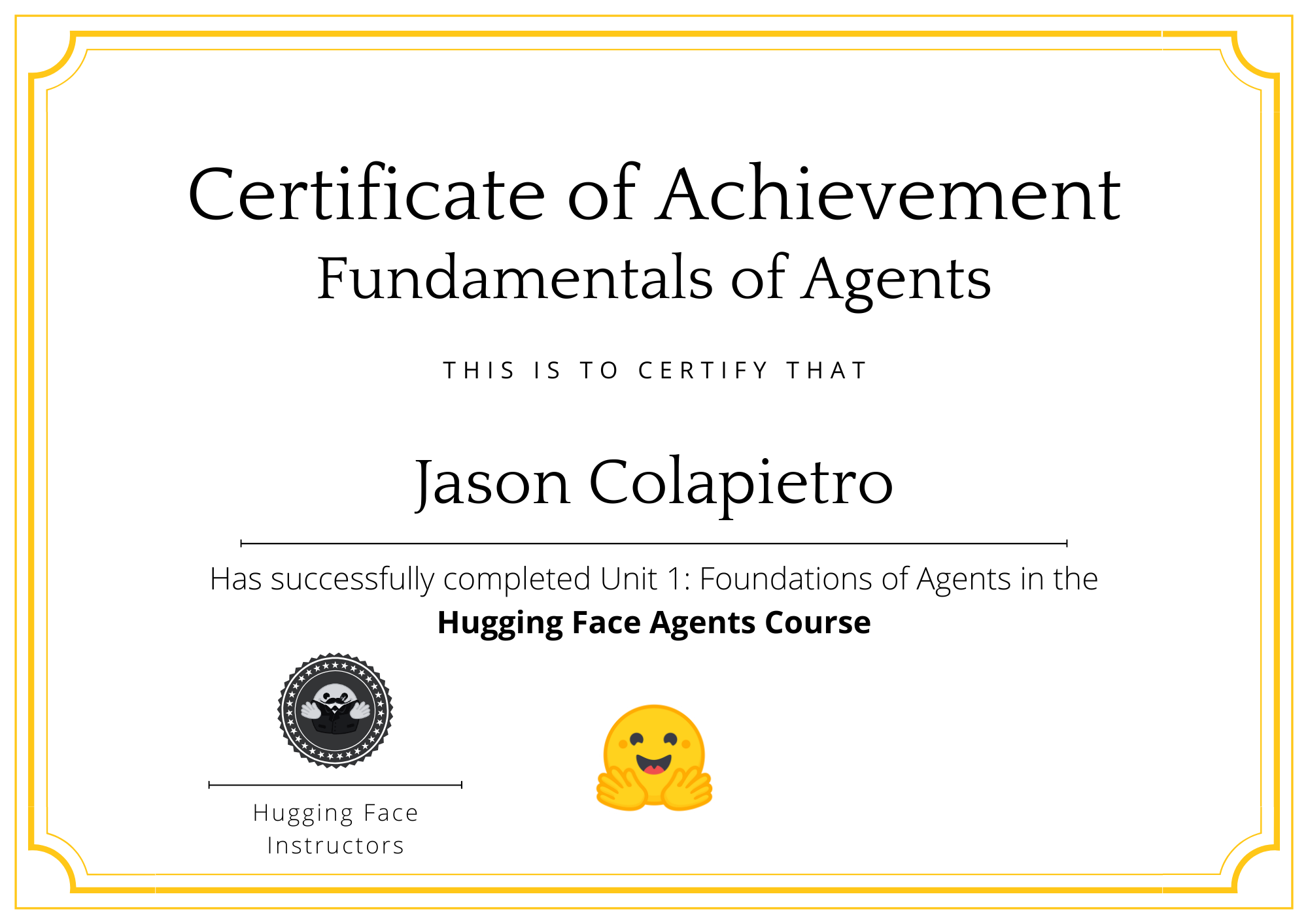 Fundamentals of Agents — Hugging Face